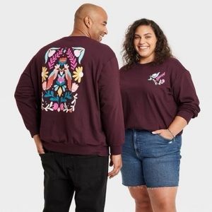Latino Heritage Month By Sol Cotti Unisex Burgundy Crew Neck Adult Sweatshirt